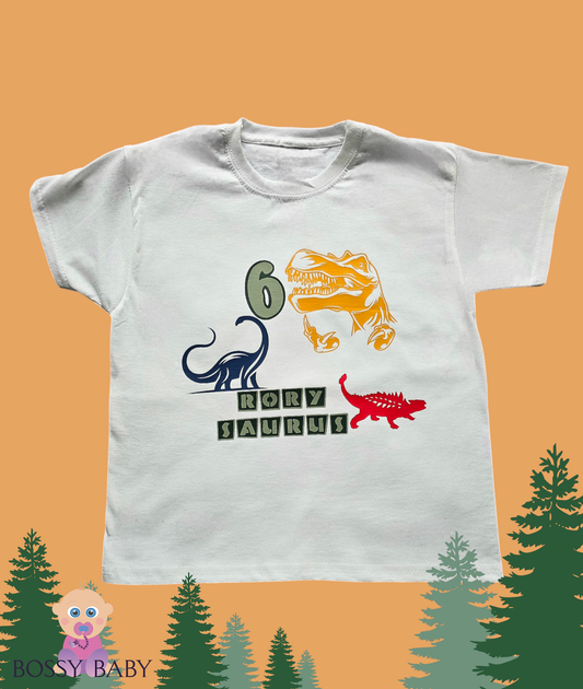 Personalised Dino T-shirt