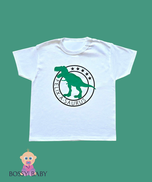 Personalised A-SAURUS T-shirt