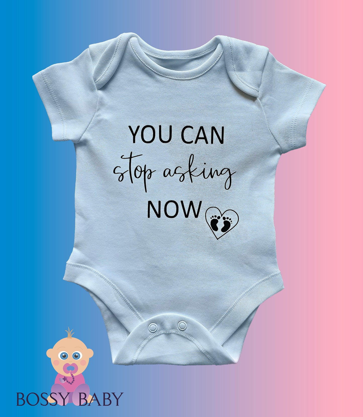 Baby Announcement Baby grow
